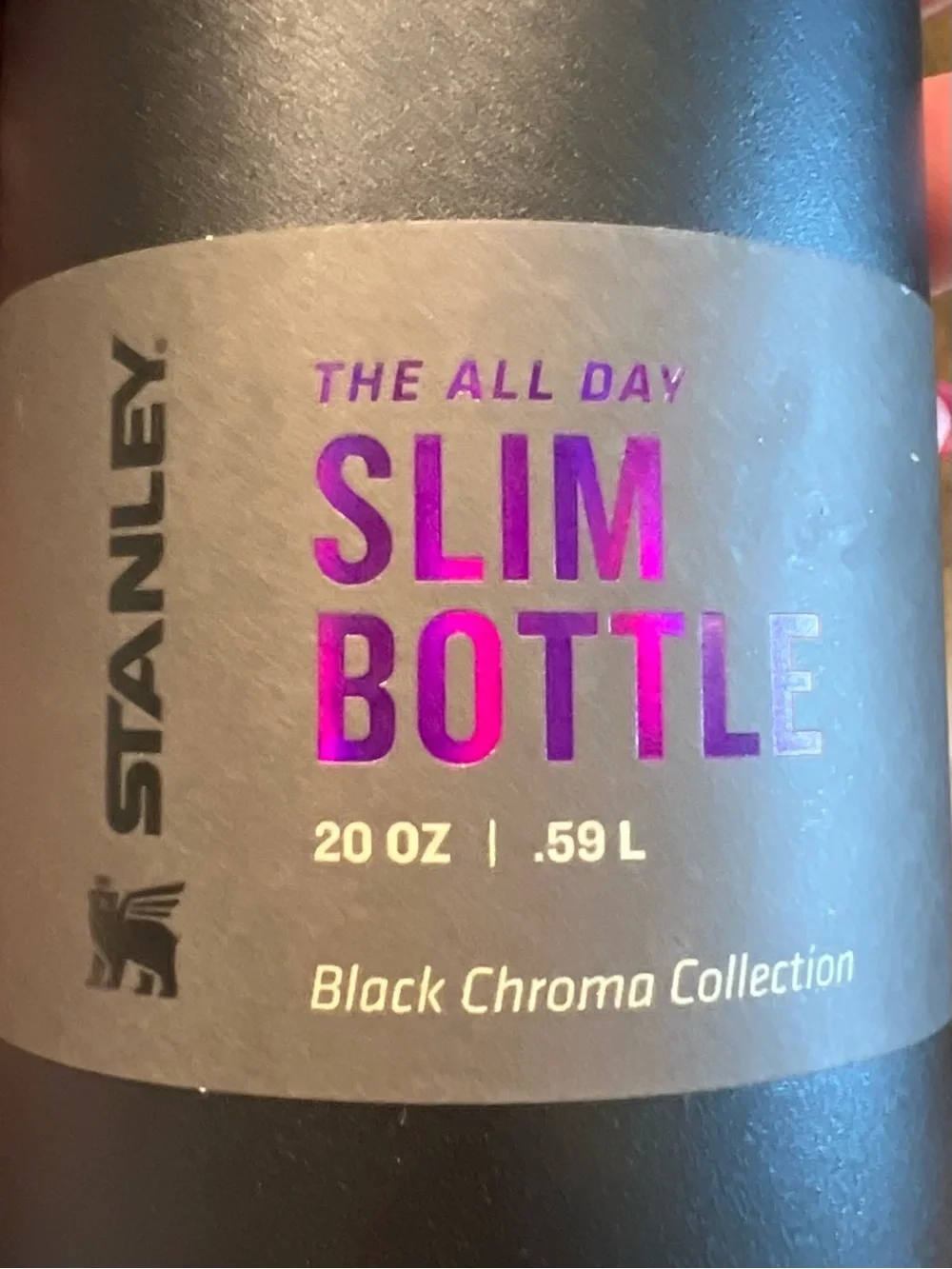Stanley The Black Chroma All Day Slim Bottle | 20 OZ - NWT - Picture 6 of 8